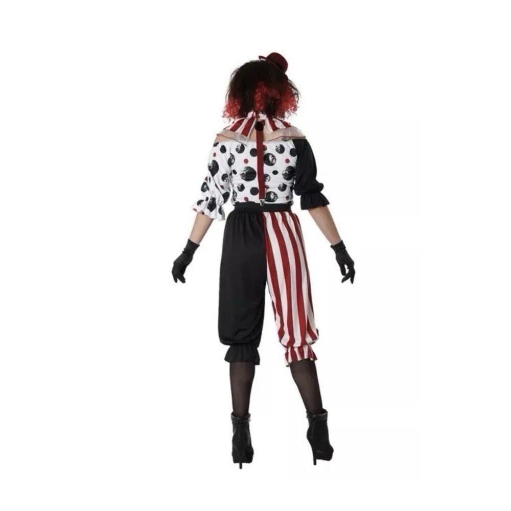 Kreepy Klown (Clown) Halloween Costume Women’s Adult Medium (8-10) Excellent - Picture 2 of 11